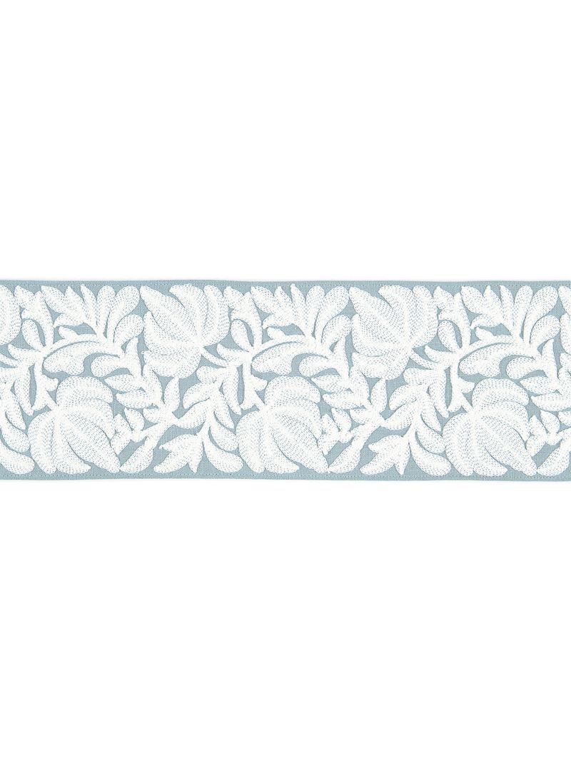 Scalamandre Fabric SC 0002T3296 Coventry Embroidered Tape Sky