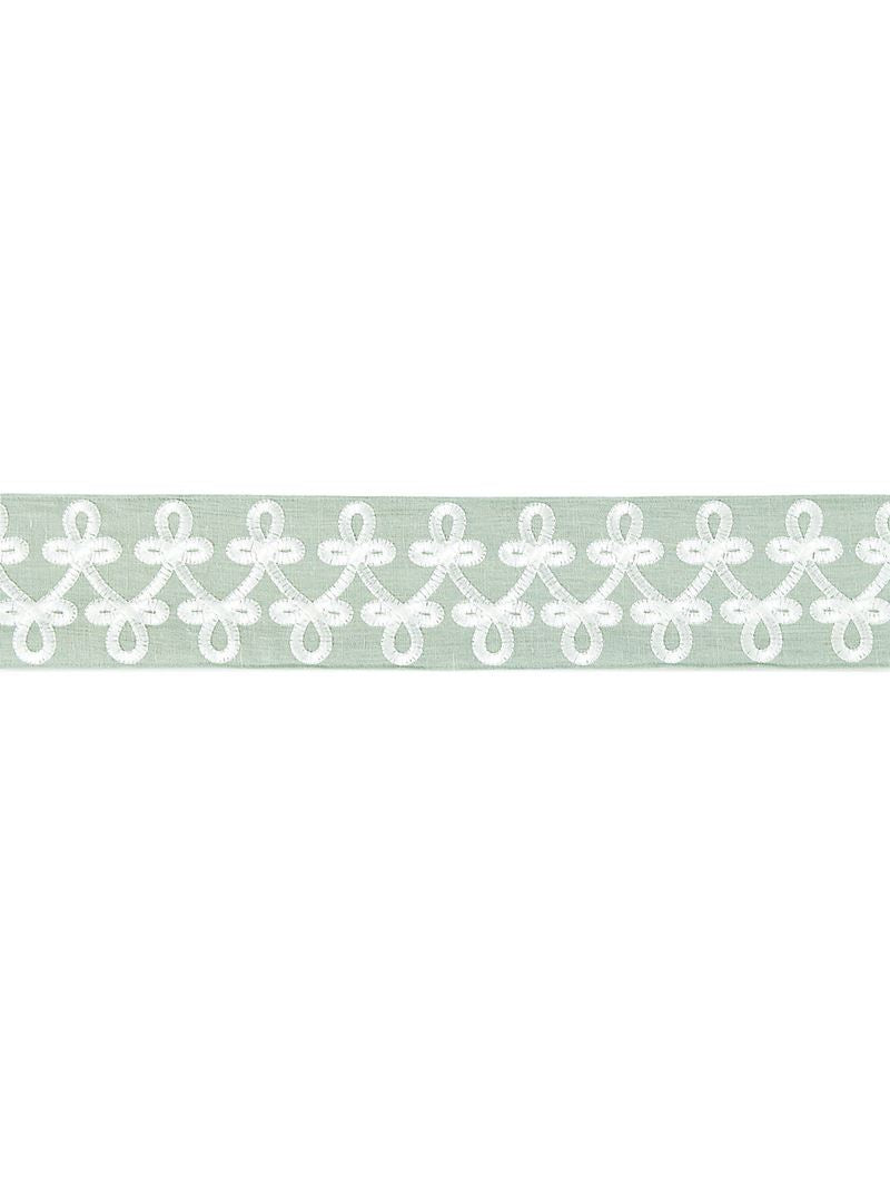 Scalamandre Fabric SC 0002T3321 Empress Embroidered Tape Mineral