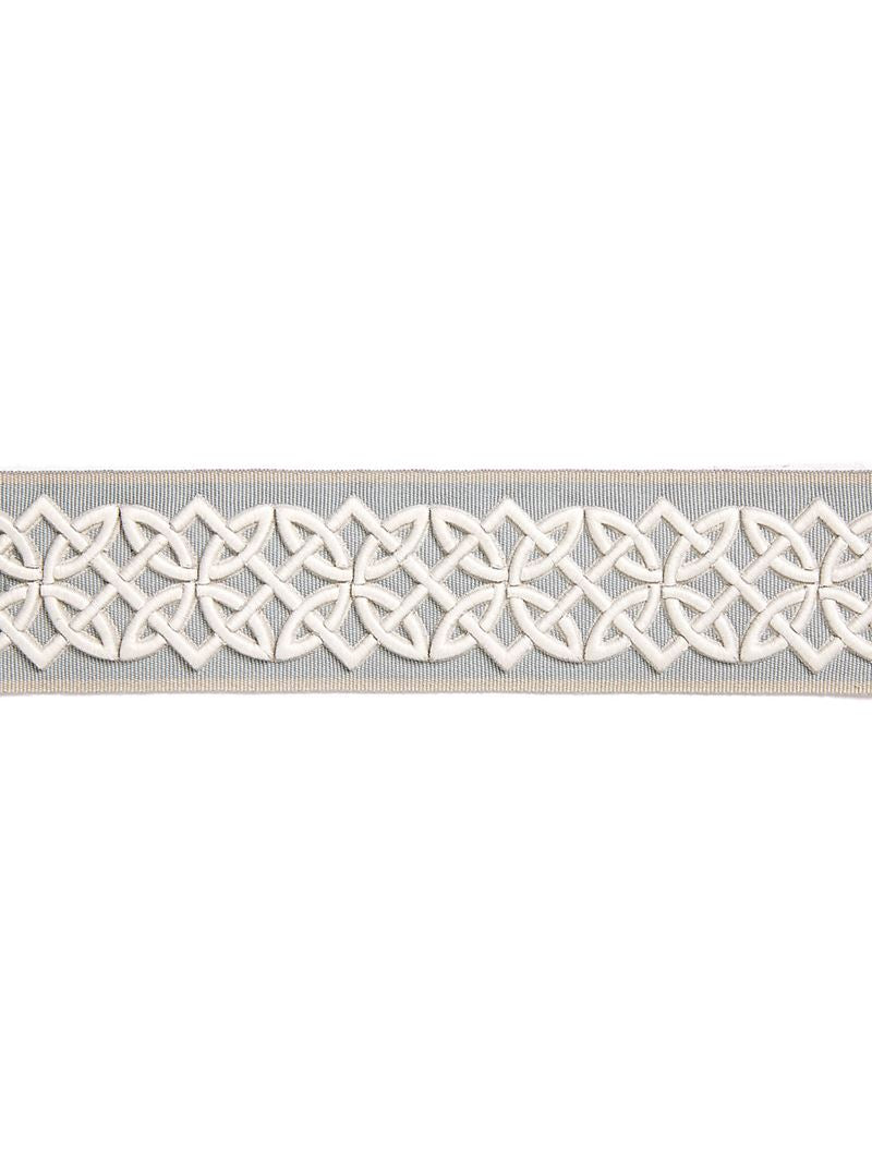 Scalamandre Fabric SC 0003T3282 Celtic Embroidered Tape Mineral